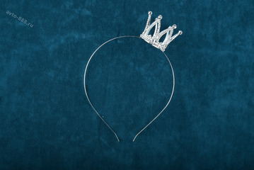 Ободок корона для волос детский серебро 360 фото 1