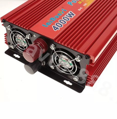 Преобразователи напряжения 24V-220V 4000W LaiRunH (красная) фото 3