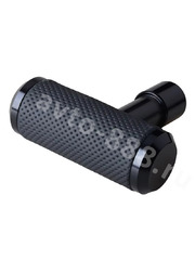 p-105 Ручка КПП алюминиевый+кожа чёрный фото 3