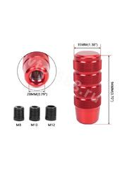 Ручка КПП алюминиевый красный фото 2