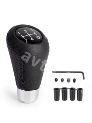 Ручка КПП чёрная+шов чёрный фото 2