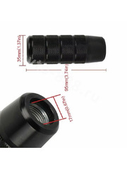 Ручка КПП алюминиевый чёрный фото 3