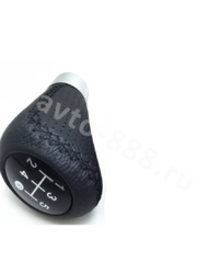 Ручка КПП чёрная+шов чёрный фото 3