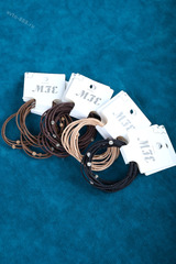 Резинки для волос набор, коричневые оттенки 6卡3色 фото 1