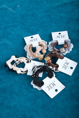 Резинки для волос набор, коричневые оттенки 5卡5色 фото 1