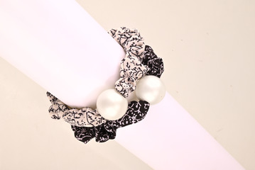 Резинки для волос набор, коричневые оттенки 5件套 фото 3