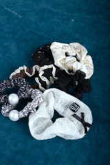 Резинки для волос набор, коричневые оттенки 8件套 фото 2