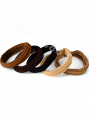 Резинки для волос набор, коричневые оттенки (67шт) фото 6