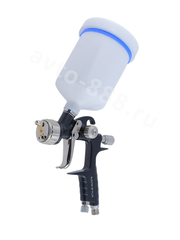 Краскопульт пневматический WJS3700 с верхним бачком 600мл фото 10