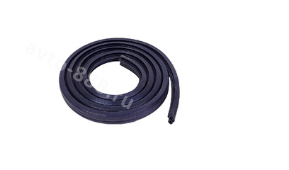 Уплотнитель на двери G (полая) чёрная, 3.5м фото 2