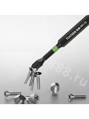 Набор бит для шуруповерта торсионные S2 PH2+90mm (10шт) TUOSEN фото 3