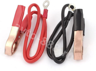 Клемма Крокодил с проводом 40см фото 1