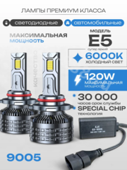 Автомобильная лампа LED E5-9005 (2шт) 12v/24v фото 1
