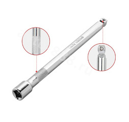 FR-4044  Удлинитель головок комплект 1/4" 3/8" 1/2" (9 предметов) фото 4