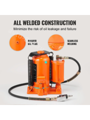 Домкрат бутылочный пневмогидравлический 5 тонн фото 6