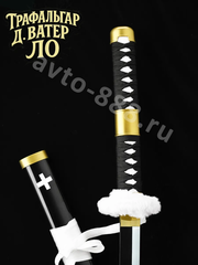 Катана ZhangShen 罗 黑金手柄 黑壳 银身 фото 6