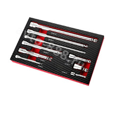 FR-4044  Удлинитель головок комплект 1/4" 3/8" 1/2" (9 предметов) фото 2