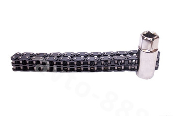 Съемник масляного фильтра цепной 69-120мм фото 2