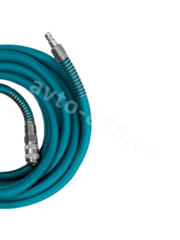 Шланг пневматический с быстросъемом резиновый армированный (10х16мм*3мм) 10м фото 2