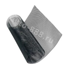 Сетка на решетку ячейка 3х6мм алюминиевая чёрная (800*400мм) МЕЛКАЯ фото 3