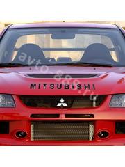 Надпись MITSUBISHI чёрный 355*35мм ML-014 фото 2