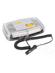 Маяк проблесковый оранжевый светодиодный на магните 24 COB светодиода 12-24V фото 1