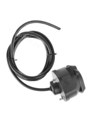Разъём для прицепа пластиковый, 7ми контактный, с проводом 2м МАМА (розетка) фото 1