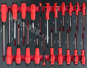 Инструментальная тележка FEINREX 7 ящиков, боковое отделение, 245 инструмента фото 6