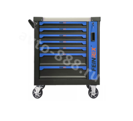 Инструментальная тележка FEINREX 7 ящиков, боковое отделение, 245 инструмента фото 1