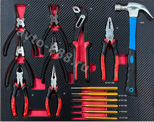 Инструментальная тележка FEINREX 7 ящиков, боковое отделение, 245 инструмента фото 2