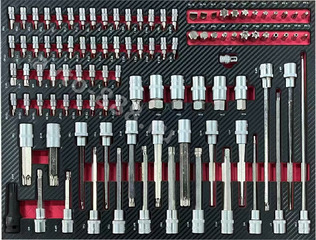 Инструментальная тележка FEINREX 7 ящиков, боковое отделение, 245 инструмента фото 7