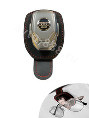 Держатель очков кожа чёрная AUDI, шт фото 2