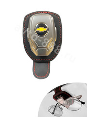 Держатель очков кожа чёрная CHEVROLET, шт фото 2