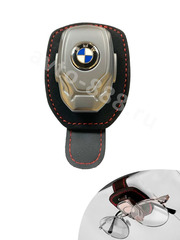 Держатель очков кожа чёрная BMW, шт фото 2