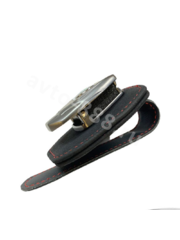 Держатель очков кожа чёрная KIA, шт фото 3