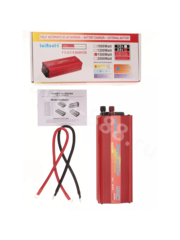 Преобразователи напряжения 12V-220V 1500W LaiRunH (красная) фото 4