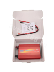 Преобразователи напряжения 12V-220V 2000W LaiRunH (красная) фото 3