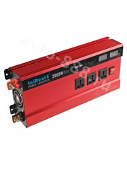Инвертор автомобильный 12V-220V 2000W LaiRunH фото 2