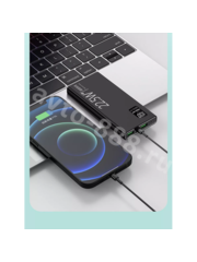 Повербанк 10000 с быстрой зарядкой для телефона портативный DC7 чёрный, шт фото 4