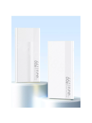 Повербанк 10000 с быстрой зарядкой для телефона портативный DC90 белый, шт фото 2