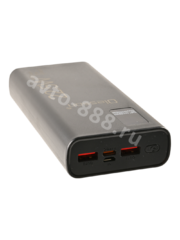 Повербанк 20000 с быстрой зарядкой для телефона портативный DC8 чёрный, шт фото 4