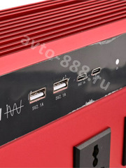 Инвертор автомобильный 12V-220V 2000W LaiRunH фото 3