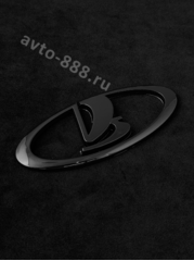 Эмблема 140*58 (чёрный) LADAE-007 (2) фото 1