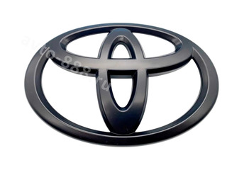 (3) Эмблема TOYOTA 110*75 (чёрный) фото 2