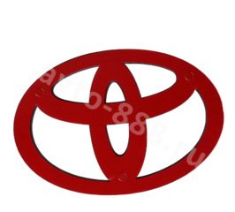 Эмблема TOYOTA 140*95 (чёрный) TE-012A фото 3