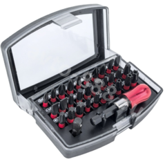 Набор бит для шуруповерта S2 в кейсе, 32 предметов фото 1