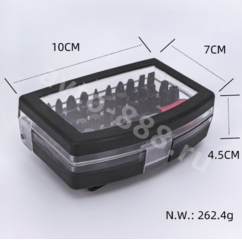 Набор бит для шуруповерта S2 в кейсе, 32 предметов фото 5