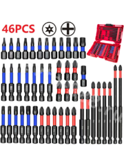Набор ударных бит для отверток 46 предметов фото 2