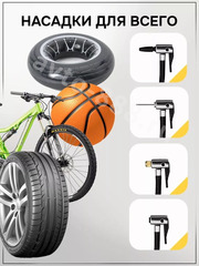 Компрессор насос автомобильный фото 3