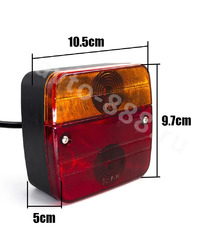 Задние фонари на прицеп съемный (с проводом) фото 3